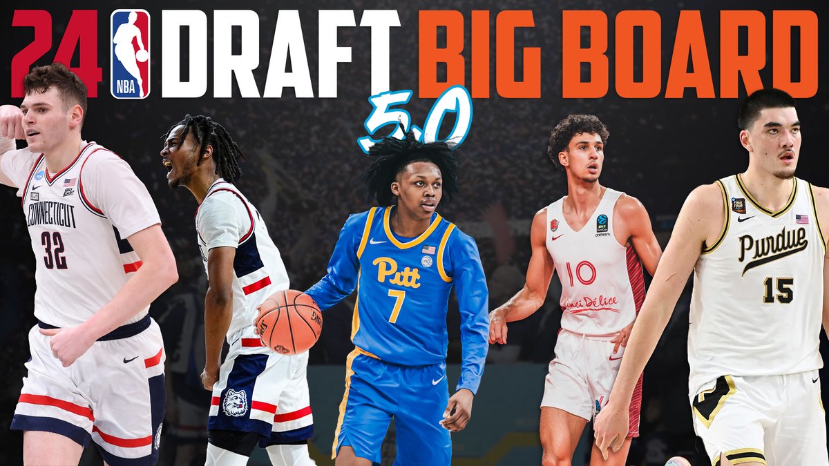 🚨New Video🚨 2024 NBA Draft Big Board 5.0 | Post Madness! Link Below!