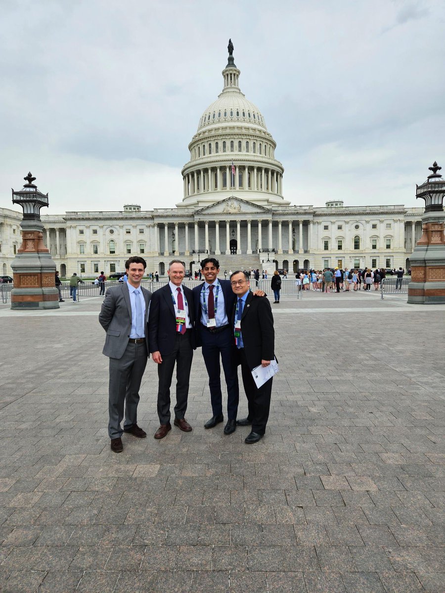 mitchelliung's tweet photo. Another great DC trip attending ACR with a final day of lobbying at the capital. I’ll be back a year from now and hope the bills we pushed today are making progress! https://t.co/nvD8WVXwbK