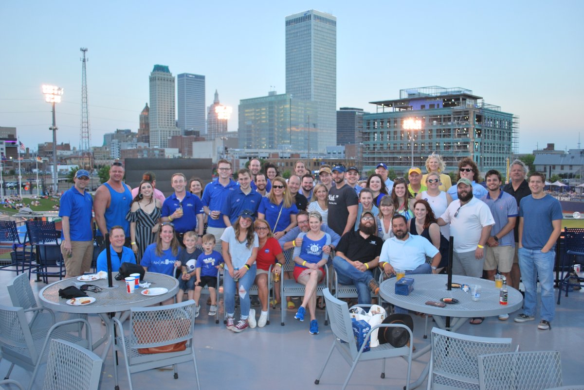 Come join TU Alumni and friends for an afternoon of baseball at the Tulsa Drillers on Sunday, April 28, on the Coors Light Refinery Deck! Bring your friends and family of all ages! Gates open at 12:00 p.m., and the game starts at 1:05 p.m. 💛⚾💙 TUAlumni.com/TulsaDrillers