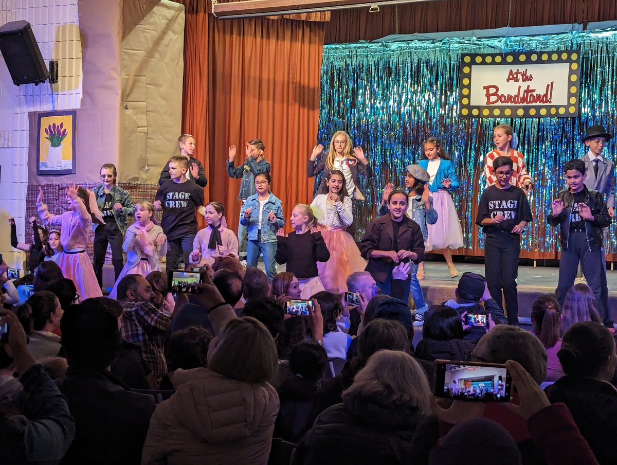It's the opening night of "At the Bandstand" at Foster. The rain couldn't keep audiences away!