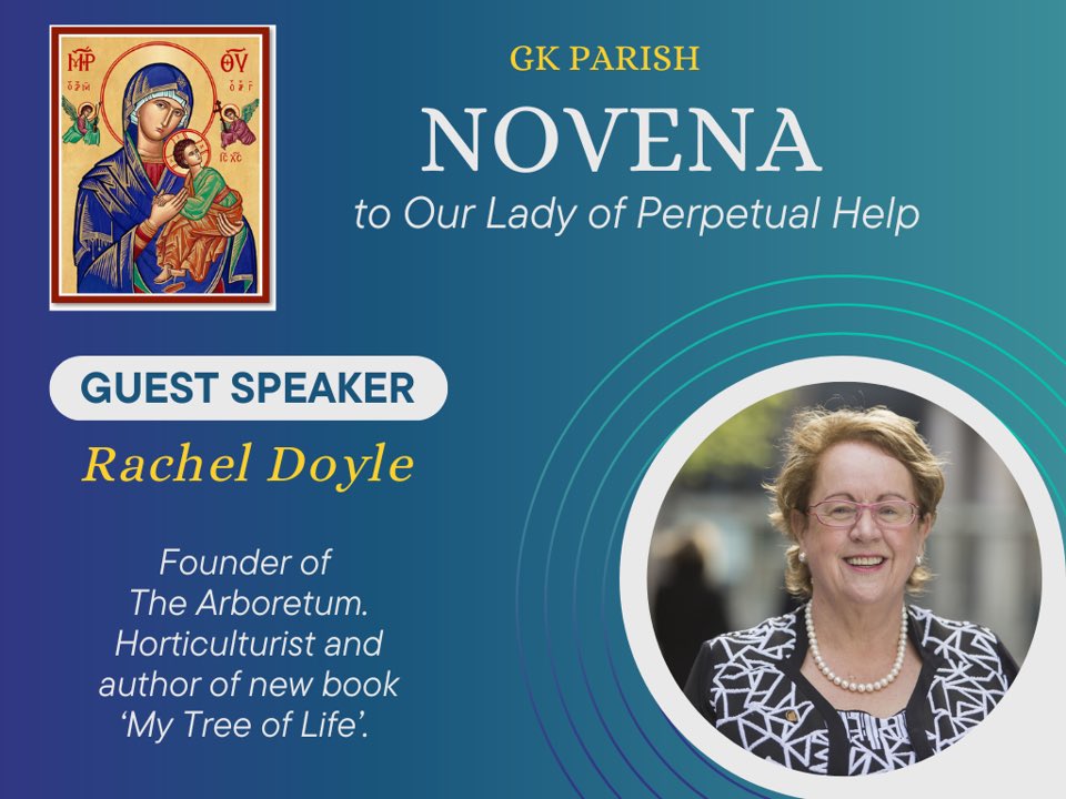 Follow this link to watch back Rachel Doyle’s testimony at this week’s Novena to Our Lady of Perpetual Help. youtu.be/4OzerhiRyCI?si…