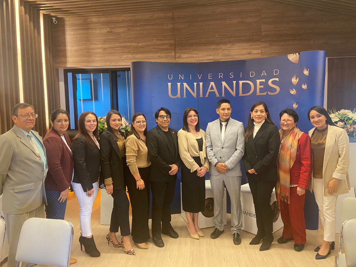 utpl's tweet photo. 🙌 Nuestra vicerrectora de la MAD, Dr. Ma. Josefa Rubio, y directivos del Vicerrectorado Académico y de #ModalidadDistancia, participaron en un evento organizado por la Comisión Permanente de Carreras, @Caces_Ec
Sobre el Modelo Genérico para la 📝 Evaluación del Entorno de Aprendizaje de Carreras de Grado, este encuentro se centró en analizar la evaluación con fines de acreditación de carreras de grado. 👏
¡Comprometidos con la excelencia académica y el cumplimiento de los más altos estándares de calidad! 🏛️📚
#EducaciónSuperior
