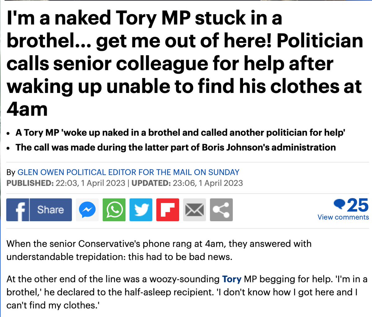 @jonsopel @Chrisreddevil20 @thetimes Any relation? Most depressing about this story is that the Daily Mail clearly know the Tory MPs identity. Yet weeks of abuse directed at Angela Rayner. #GeneralElectionN0W