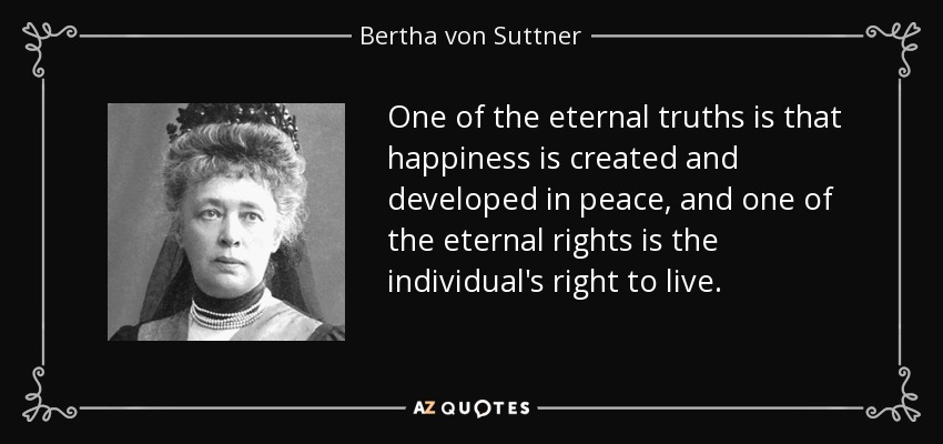 This day in #WomensHistory: April 18 1906

Bertha von Suttner receives the Peace Nobel Prize

#ONEV1 #wtpBLUE #ResistanceRoots #ResistanceWomen #ProudWokeHistory #ProudBlueWomen #ProudBlue 

hist259.web.unc.edu/bertha-von-sut…