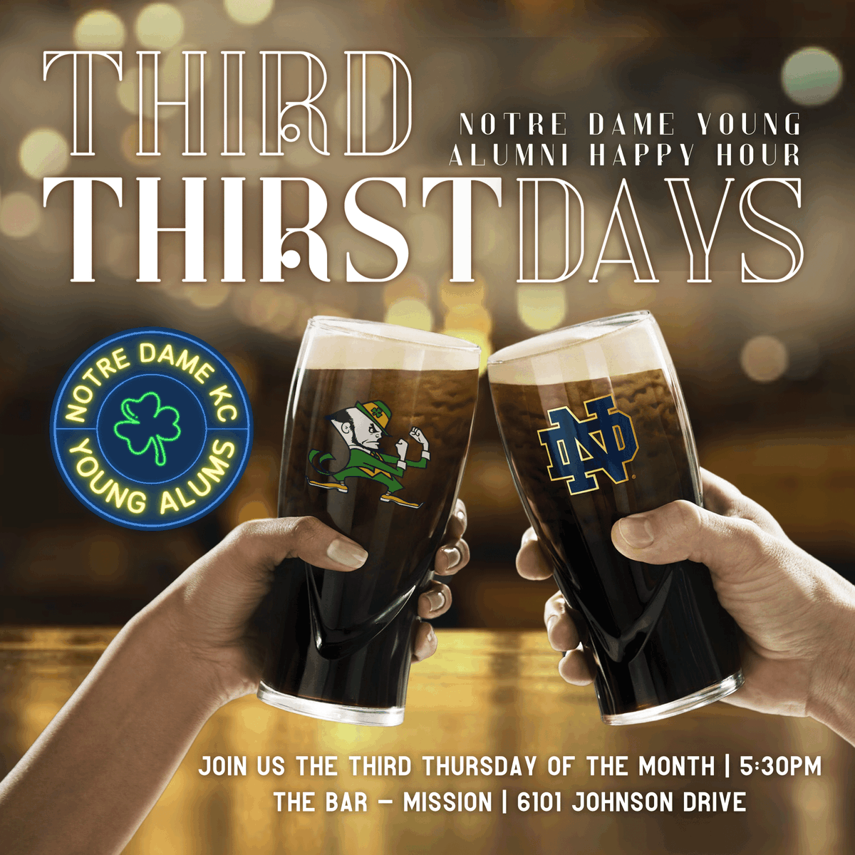 Tomorrow night!!  Let's go, Irish!!  Come on out to play!!