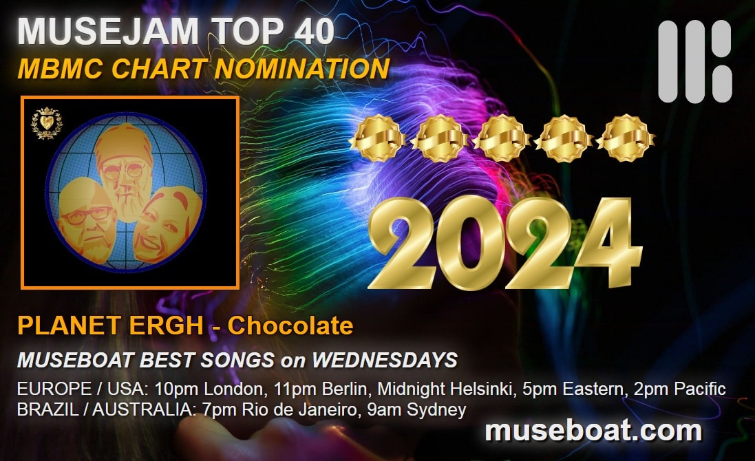 #RT Museboat Live MBMC Top 25 Chart at museboat.com : # 5 PLANET ERGH - Chocolate @Planet_ERGH VOTE for this song again at museboat.com/top-25-nominat… 😉 @ArtistRTweeters