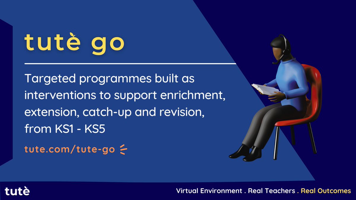 Tute Go offers ready-to-go programmes that provide enrichment, extension, catch-up and/or revision to students. 🤩 Tute Go may be utilised as a quick intervention or seamlessly integrated into your curriculum to fill any gaps. Learn more 👉 tute.com/tute-go/