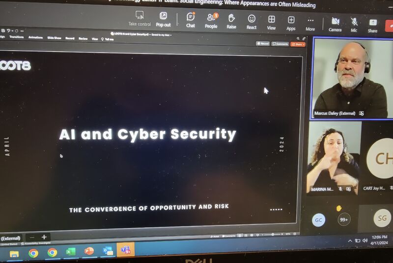 Thrilled to have Marcus Daley, founder of #LOOT8, discussing #AI and #CyberSecurity at the U.S. Department of Health and Human Services (#HHS).

Great engagement from a diverse audience! 

We're excited to continue innovating and bring cutting-edge tech to LOOT8. #GRHI #WEB3