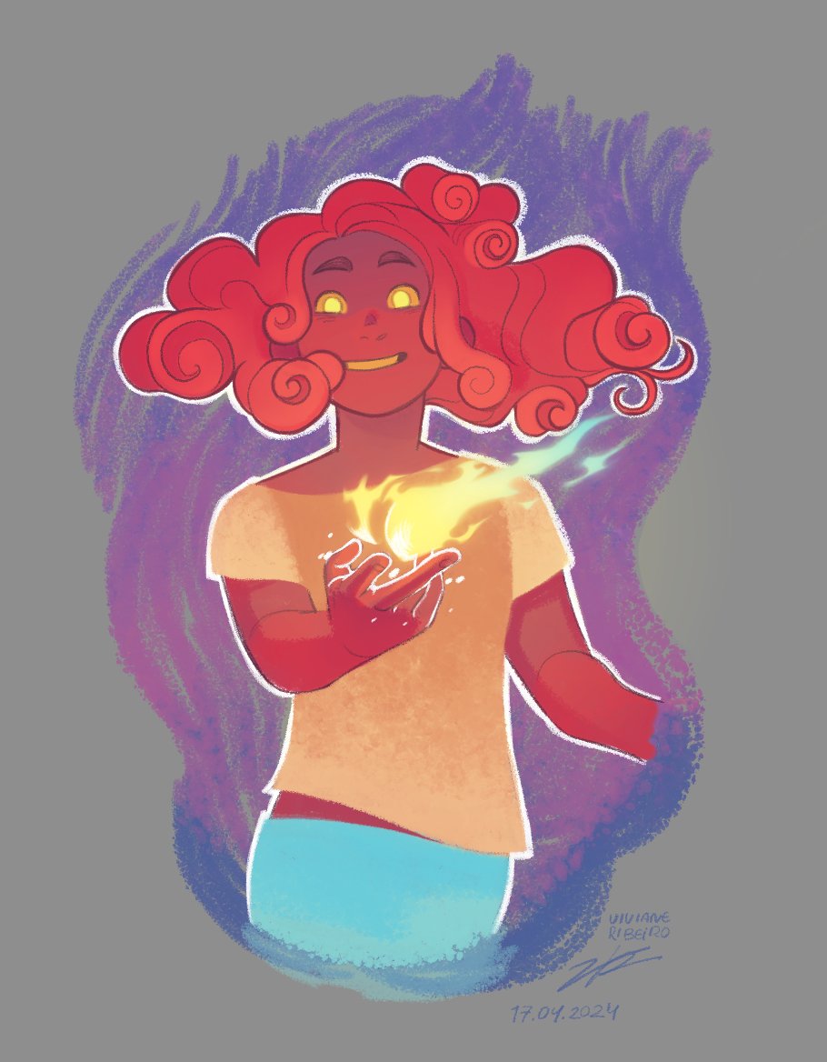 vivithearsonist's tweet photo. Been a while since I last posted anything here. Have Amanda being a little firestarter. https://t.co/3kxZsiwGgm