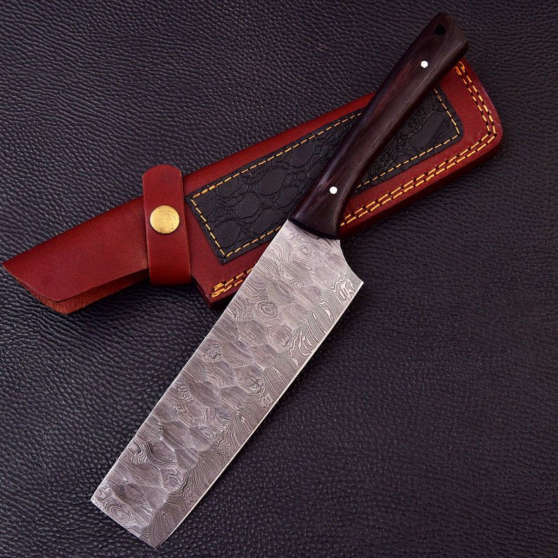 grillchefknives's tweet photo. Custom Handmade Damascus Steel Cleaver Knife |BBQ Knife | Meat Knife with Leather Sheath Cover 

On Going Sale ! 
DM me for Order or more Details. 

#chef #BBQ #bbq #kitchenware #kitchen #usatoday #COWBOY #edc #damascus https://t.co/PRTOAYkhaT
