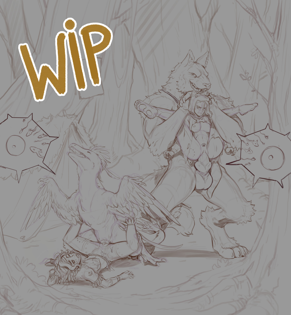 WIP for an upcoming commission :D!