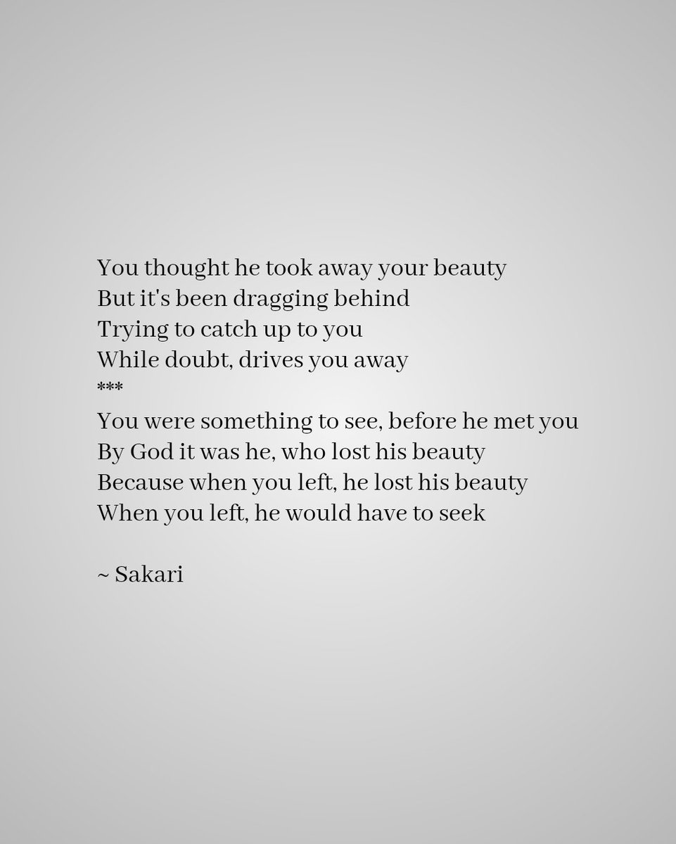 The Poet Sakari tweet media
