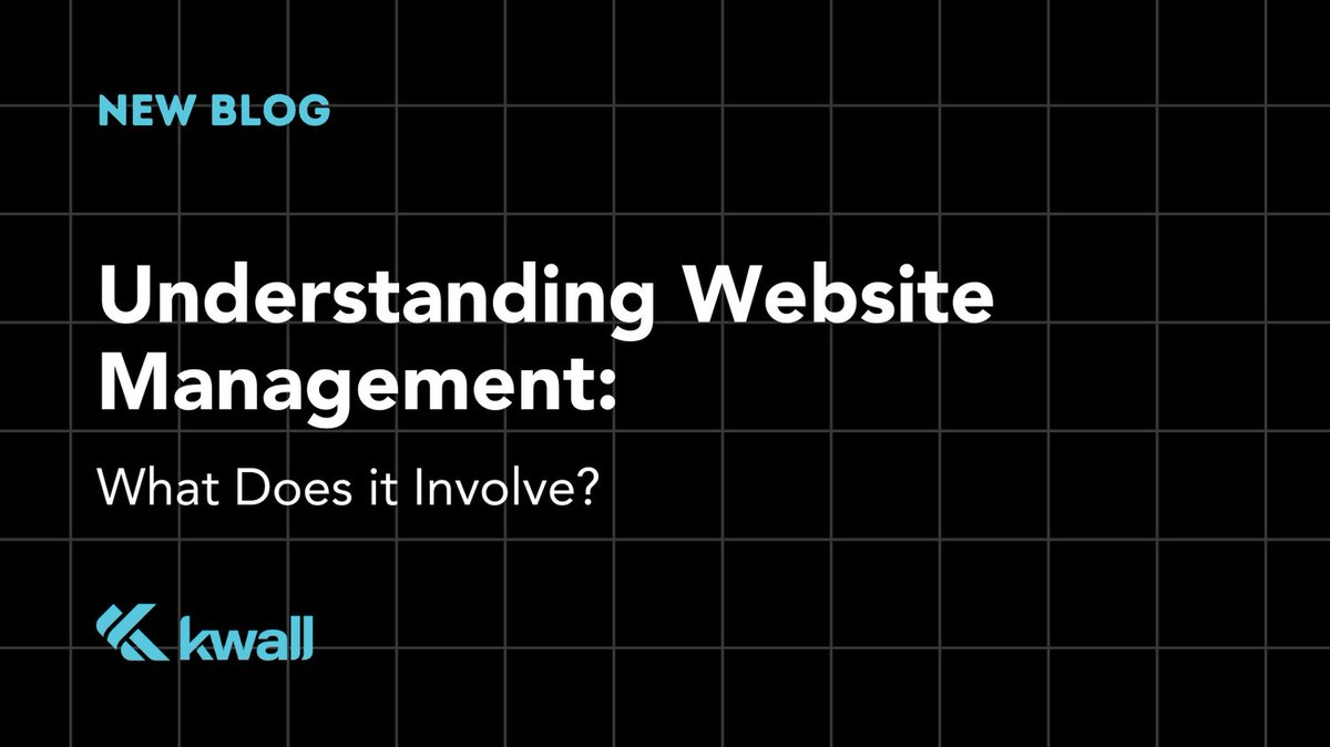Ever wondered what goes into managing a website effectively? This blog dives deep into the world of website management and covers all the key aspects you need to know. 

🔗 Read the full article here: kwallcompany.com/2024/04/17/und…

#WebsiteManagement #OnlinePresence #WebDevelopment