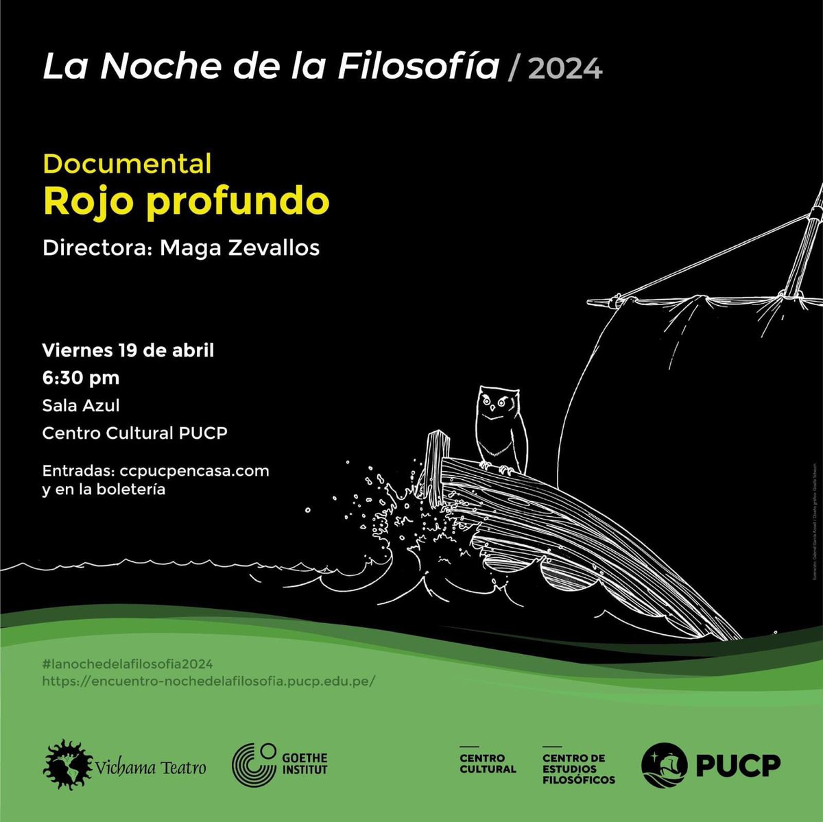 PeliculaRojo's tweet photo. 🚨Atención Lima 
Rojo profundo este viernes 19 de abril a la 6:30pm en el Centro Cultural PUCP
¡Los esperamos!

🎟️Mayor información: https://t.co/AwXIEXg668 https://t.co/uzvdVOxXcx