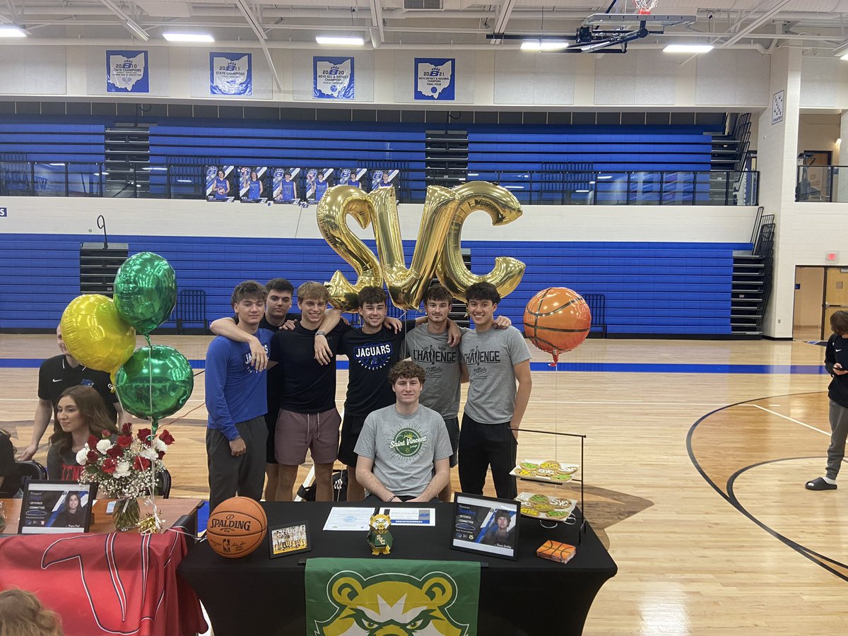 Congratulations to Duncan on signing with St. Vincent today!!