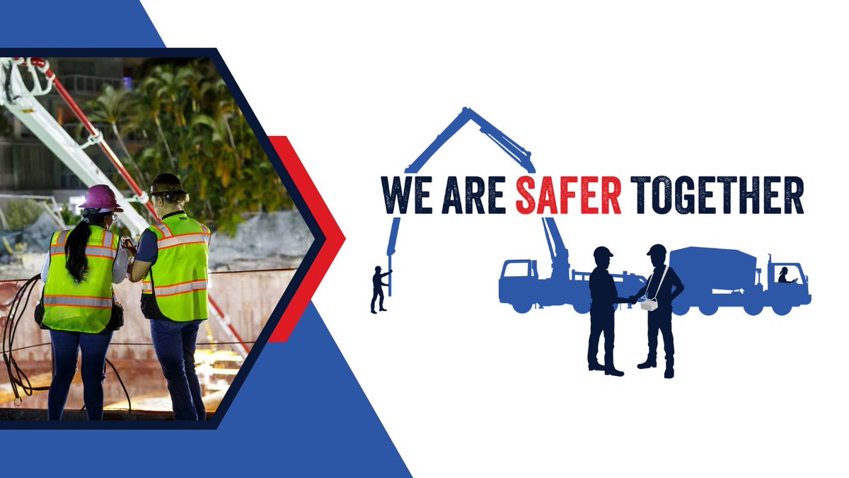 ACPApumpers's tweet photo. During #constructionsafetyweek, visit the #WeAreSaferTogether #jobsitesafety campaign microsite to learn how all trades can work together to make #concretepumping sites safer for all!
https://t.co/ufC0nUBZ07 https://t.co/6Lxp47Jkjw