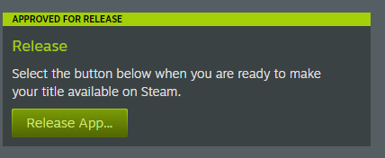 I was getting a little worried, but Steam came through, and I'll still be able to press a button tomorrow!
