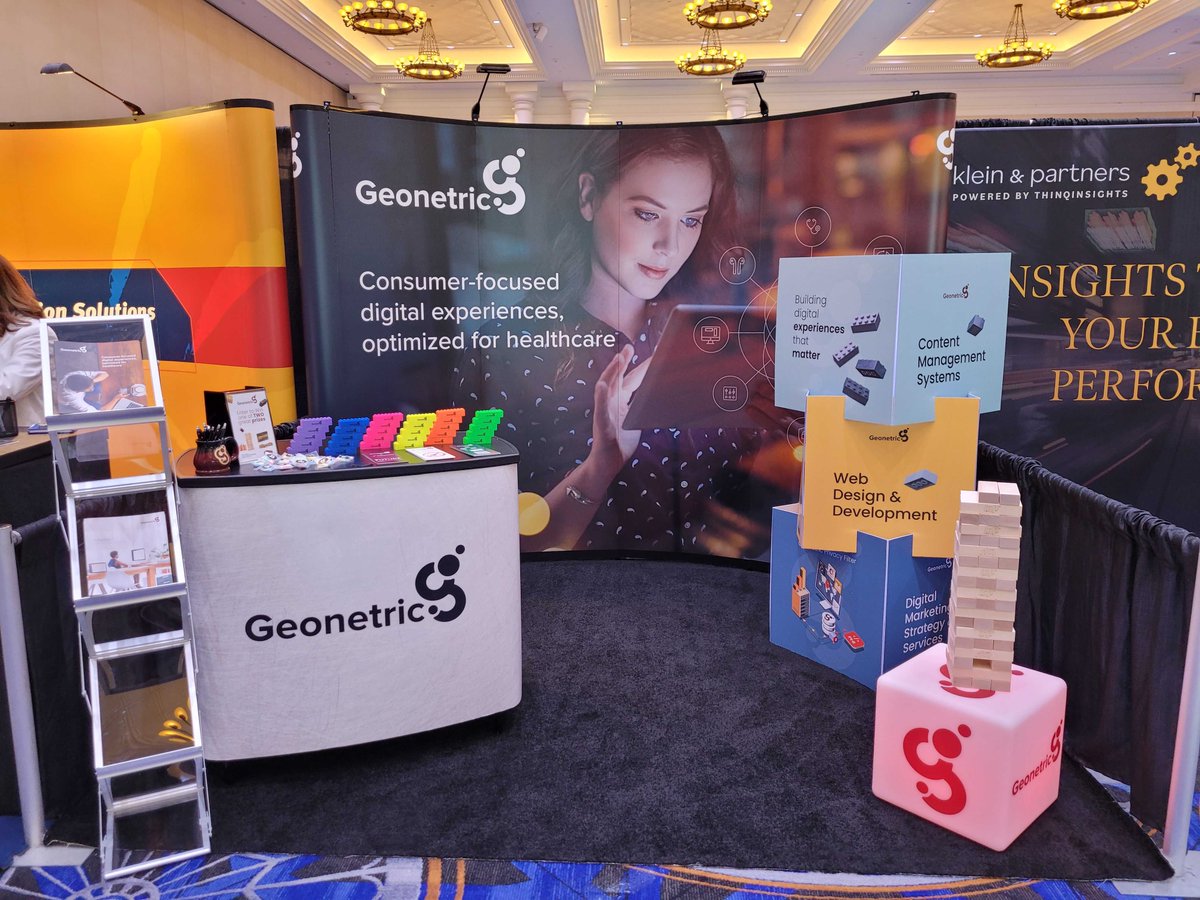 #HMPS24 started today! Be sure to stop by Booth 29 to play Jenga, see the incredible work we've done over the last year, & learn more about how we can help your organization build a stronger digital patient experience. #HCMktg #DigitalMarketing #LasVegas #DigitalExperiences