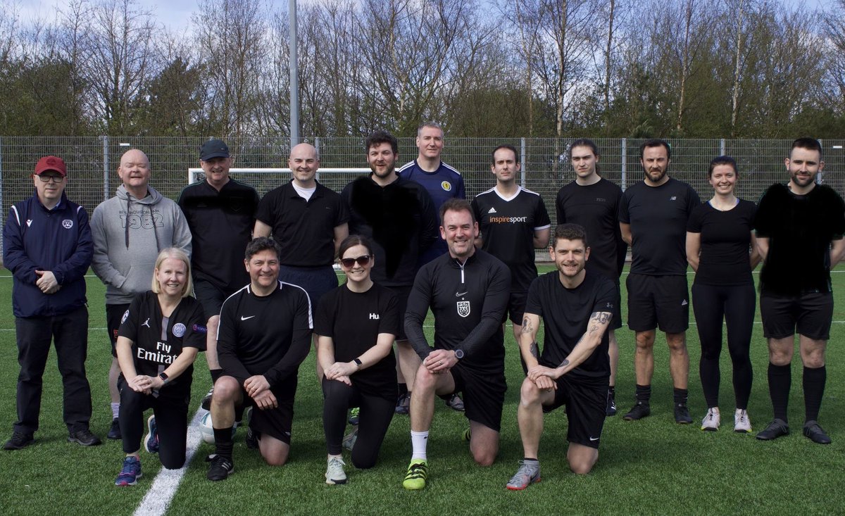 Well done to both teams today 🌟🌟
What a great afternoon! Is it possible that the staff team maybe had one or two extra players than the S6 team today? 🤫