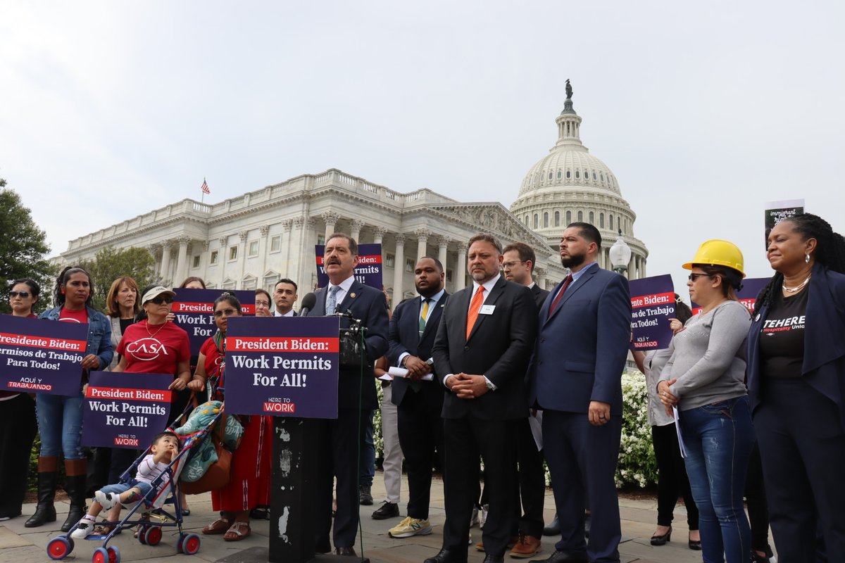 Many of my constituents have been waiting decades for a work permit. 

Expanding access to work permits is a matter of economic justice. It’s about keeping families together and keeping people safe. It's about opportunity and stability.

 We again call on <a href="/POTUS/">President Donald J. Trump</a> to take action.