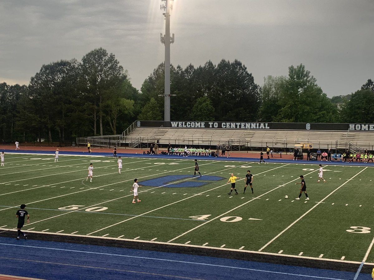 Supporting my guy @samerlayous & Knights Soccer in round 1 of the @OfficialGHSA playoffs! @mrscoachmiller1 @CHSKnightsAth