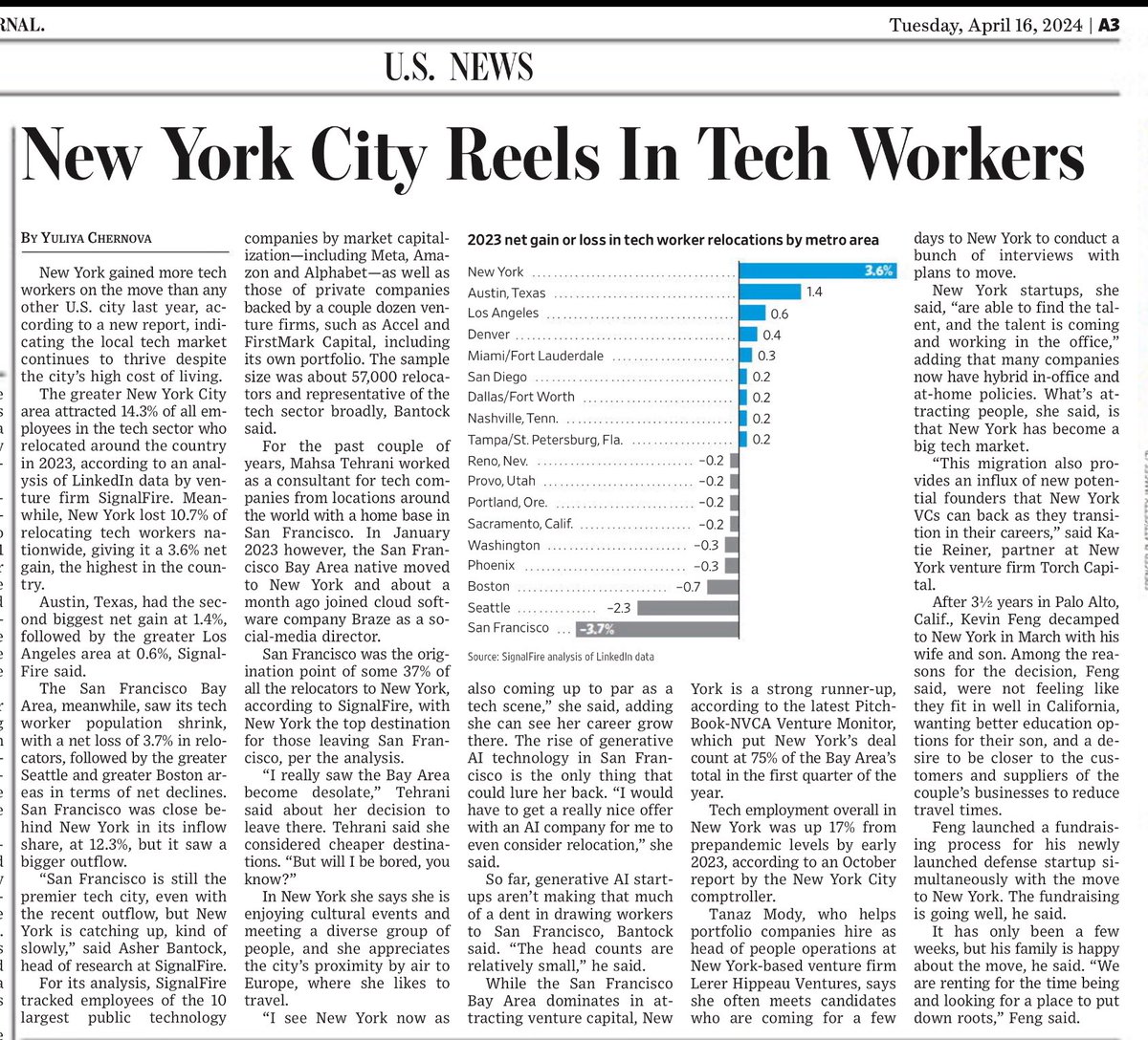 NYC Tech 🚀🚀🚀 ht @wolfejosh