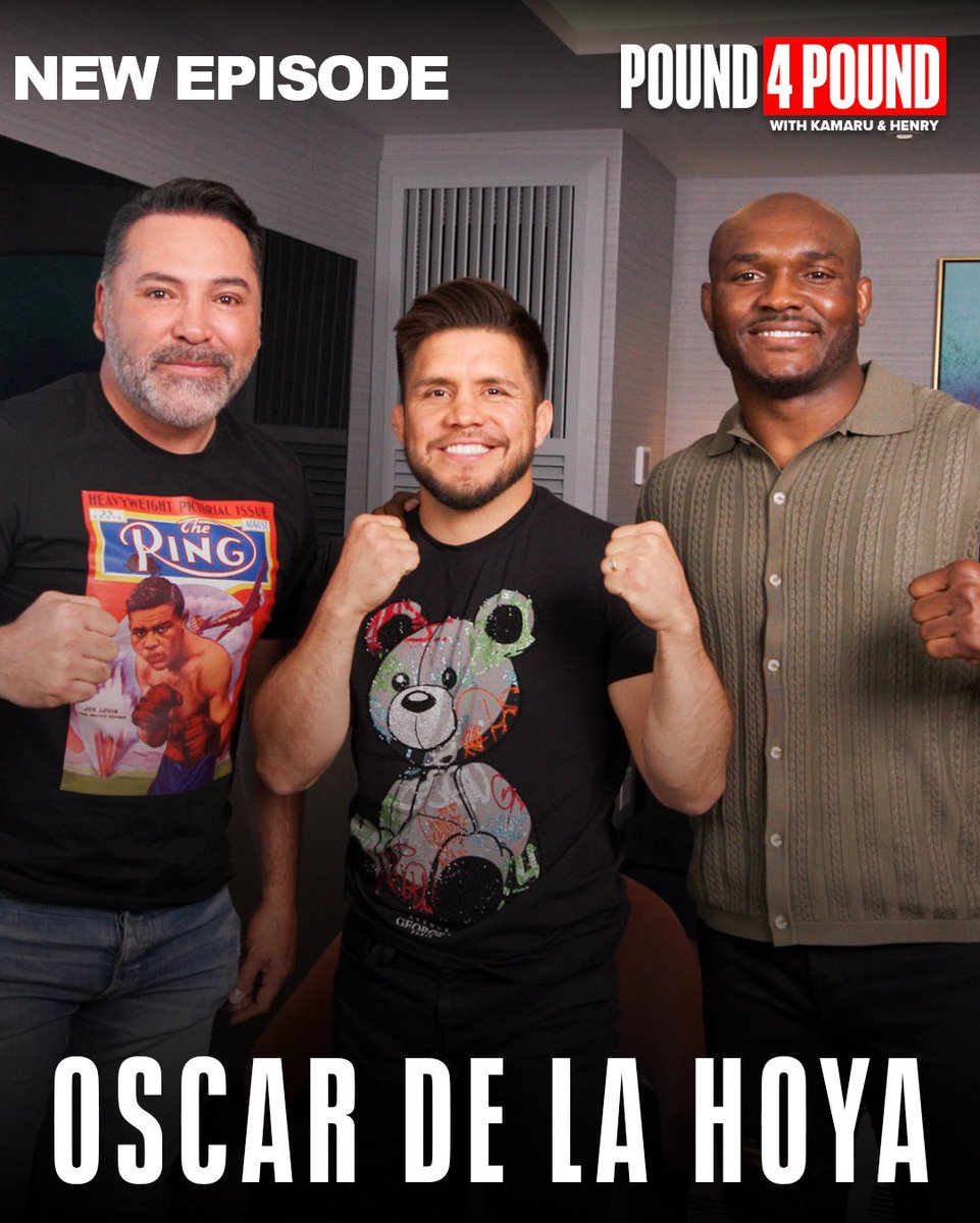 ‼️ NEW EPISODE TOMORROW ‼️ @OscarDeLaHoya joins us to talk upcoming fights and MORE