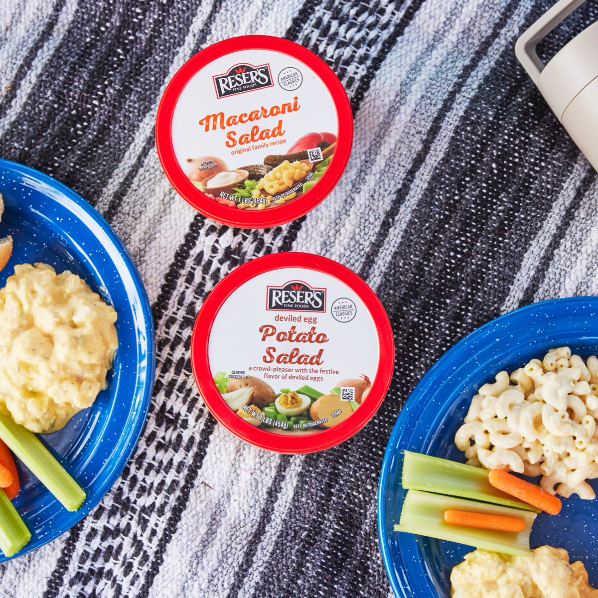 If there's no Reser's Deli Salad at your picnic then it's just an outdoor lunch on a blanket. 😉 #ProudSponsorofGoodTimes