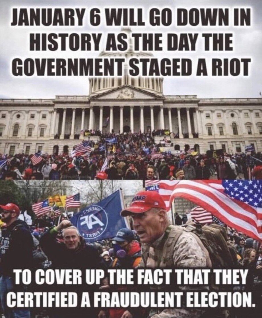 DeepStateEnder's tweet photo. @AmericazOutlaw I'm sorry, but our republic was ended on November 3rd of 2020. Americans had one opportunity to stop it on J6, but only 1 million cared enough to scrape up enough money to go to DC. WHY? To end the path to communism is almost impossible now. They have the players in position. https://t.co/l7IHVTT07F