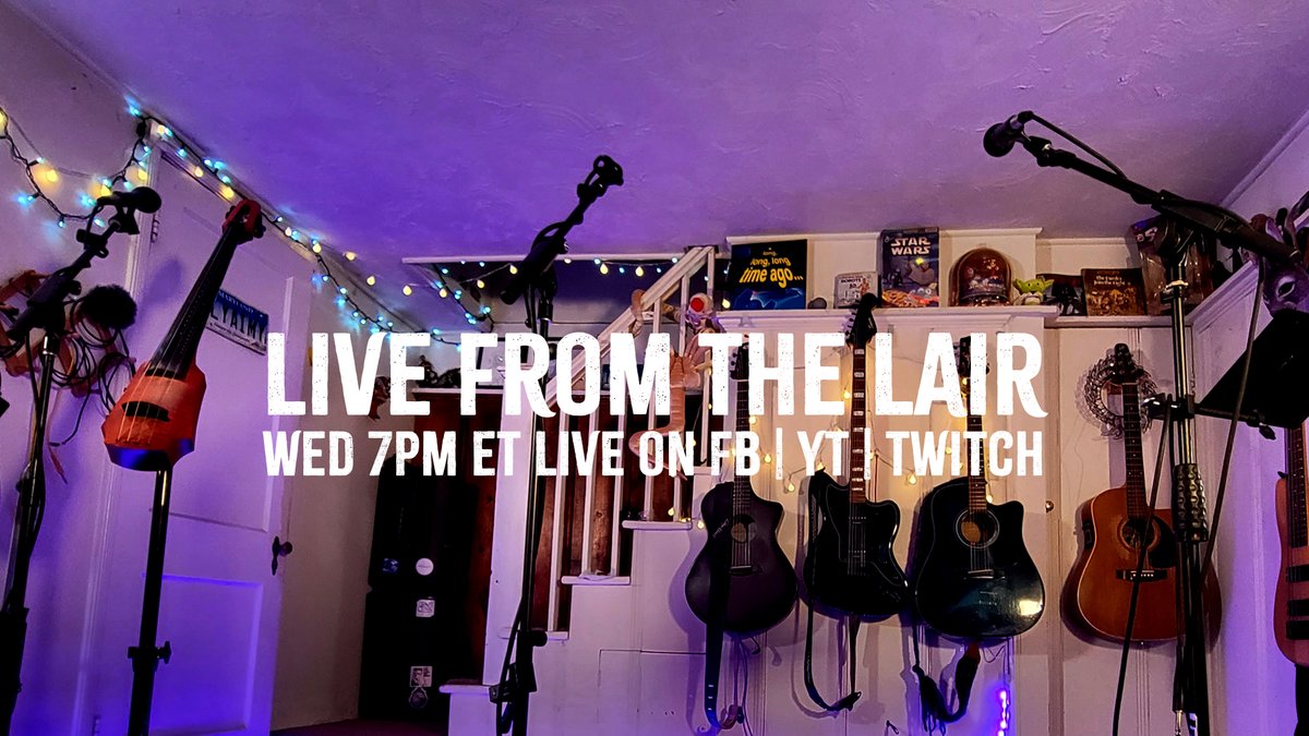 ilyAIMY's tweet photo. Good eeeeevening - welcome to the Lair my friends - tonight w special guest Jeff Miller Live from a Basement somewhere in Baltimore - I don't neeeeeed to say anything else - join us on FB YT or Twitch why doncha!!  FB @ilyaimy and YouTube @ilyaimy and Twitch @robilyaimy https://t.co/bcvwYcfm2Z