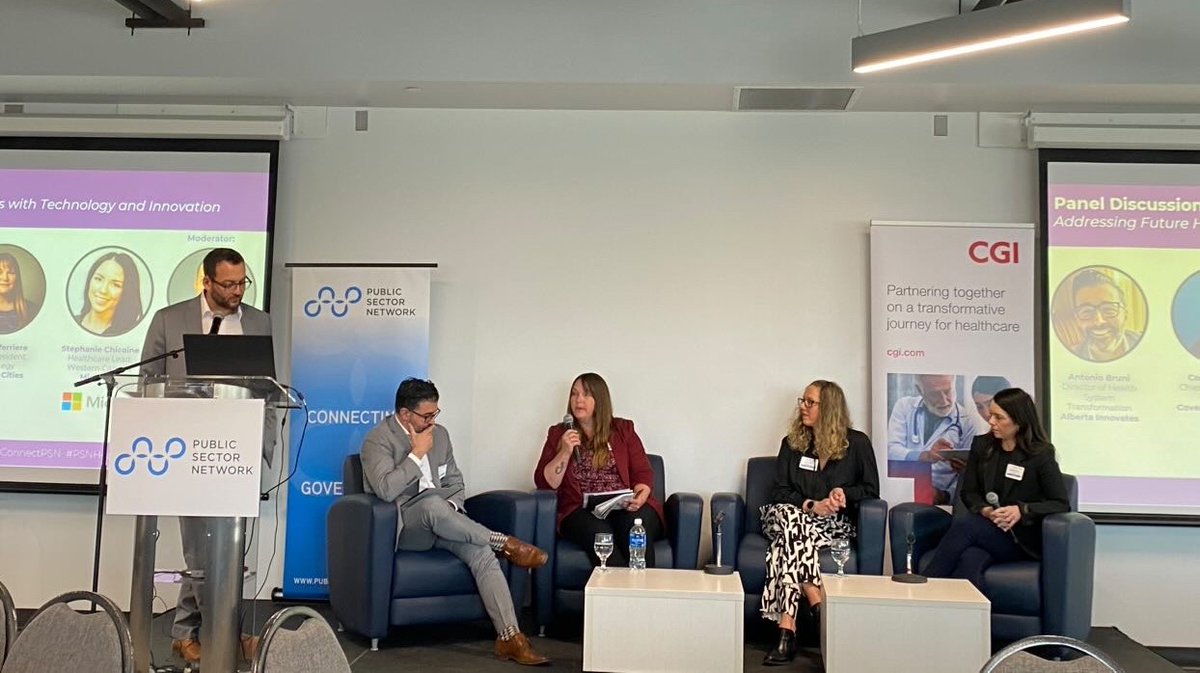 We enjoyed engaging and collaborating with health leaders and innovators at @ConnectPSN Healthcare Roadshow yesterday! As a panelist, @lisa_laferriere discussed how innovative care models & tech-based solutions can improve health outcomes for Albertans. #ABhealth