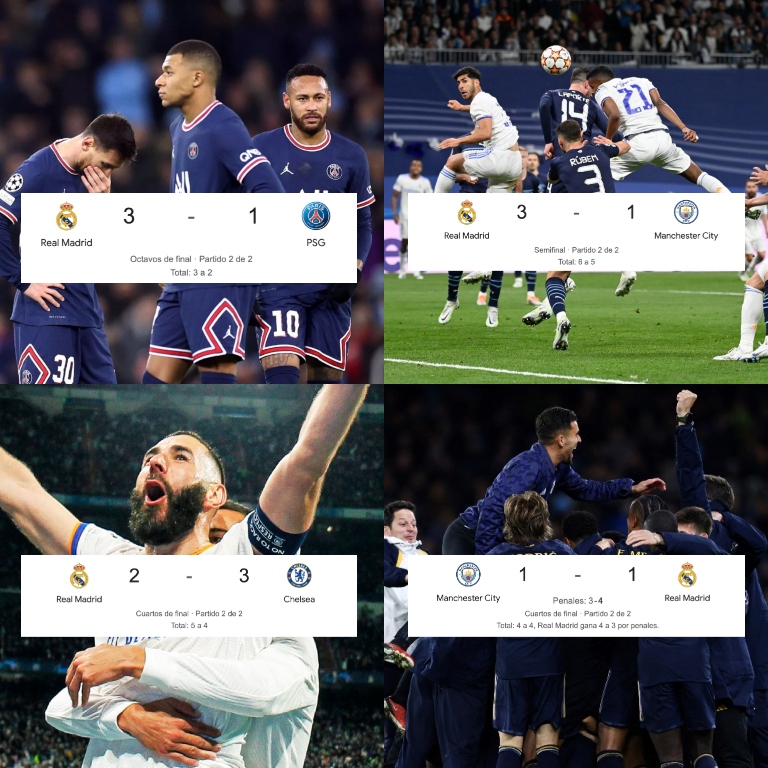 ➤ Capaces de remontar ante un equipo con Messi, Neymar y Mbappé.
➤ Capaces de remontar cuando todo parece perdido.
➤ Capaces de remontar en el tiempo agregado.
➤ Capaces de remontar en tanda de penales.
➤ Capaces de remontar en casa.
➤ Capaces de remontar de visita.