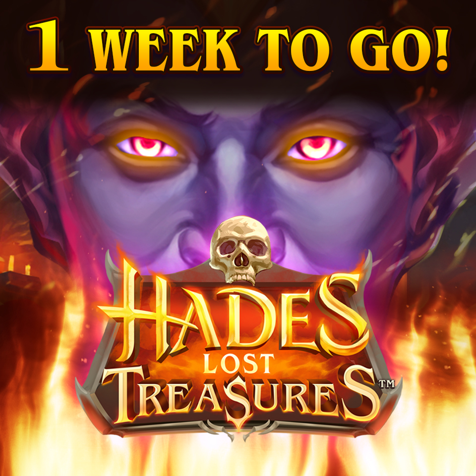 GoldCoinSTU's tweet photo. The portal to the underworld is opening! Less than a week until Hades Lost Treasures is unleashed on the mortal realm! ⛓️👺

Tartarus awaits! 🩻

Contact Sean.Hurton@Gamesglobal.com to learn more!

#Hades #HadesLostTreasures #RollingReels #Goldcoinstudios #Gamesglobal #Gambling https://t.co/aDkoLB9FYd