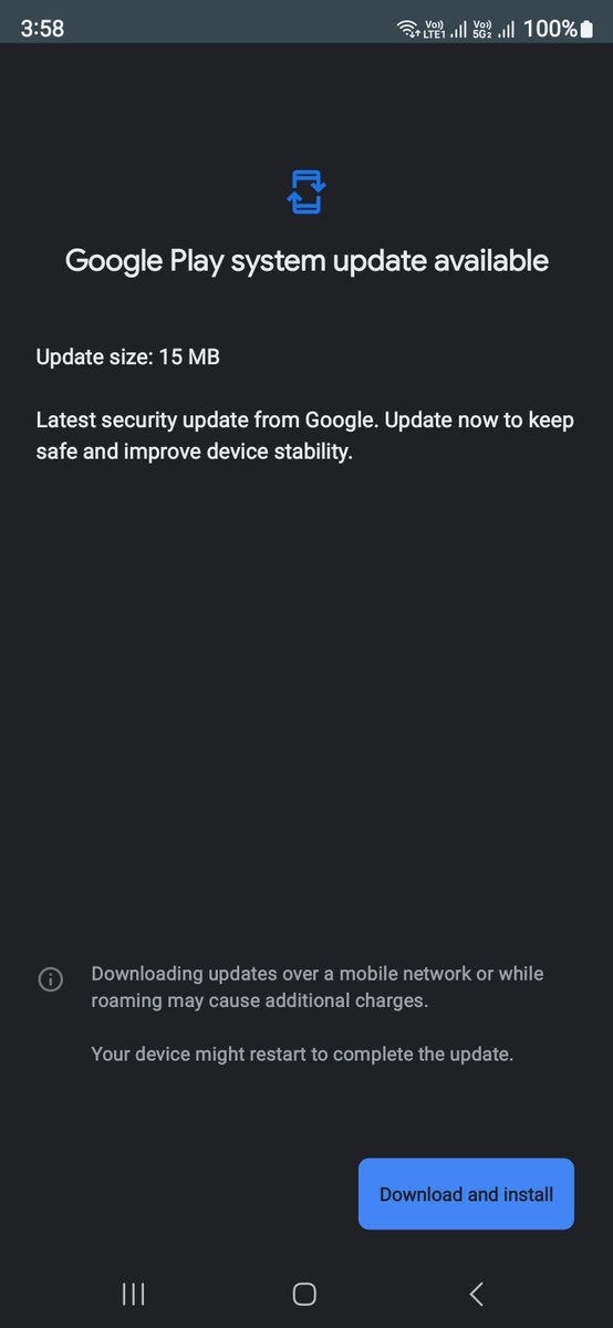 dilip_patel1985's tweet photo. Heads Up... Indian Android Users❗️❗️
Google has released the Google Play System bug fixes update.
March 2024 updated the System Updates.
This update is a minor bug fix update from Google,
The April 2024 update is expected to be available soon.
#Android #PlaySystem #GooglePlay #Samsung #s24Ultra
#Android #PlaySystem #GooglePlay #Samsung #s24Ultra