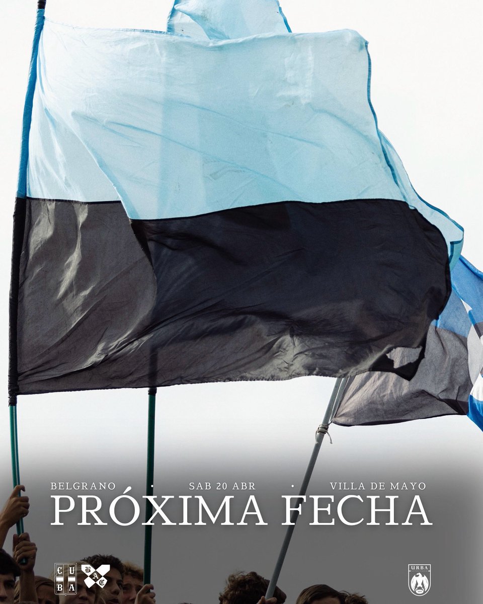 Este sábado, por la 3era fecha del URBA TOP 12, recibimos a Belgrano Ath. 💪🏼

#vamosquevamos 🔵⚫️
