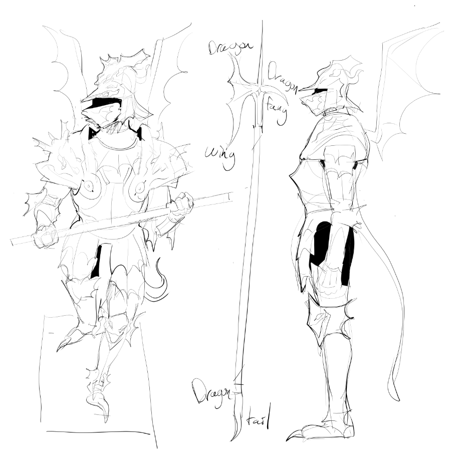 Redhourr's tweet photo. Dragon knight

Said that their fluted armour was a gift from the dragons and said to be as strong as their scales, from this gift they vowed to be a loyal to the dragons and their kingdoms. https://t.co/3NUA7tojdq