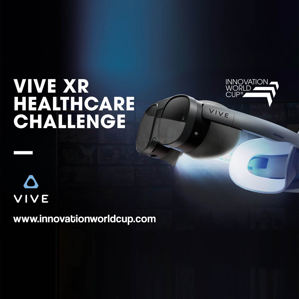 We are extremely proud to be partnering with Navispace to power the VIVE XR Healthcare Challenge! If you’re an XR innovator, submit your healthcare solution: htcvive.co/XRHCX #XR #ExtendedReality #InnovationWorldCup #HTCVIVE #Healthcare