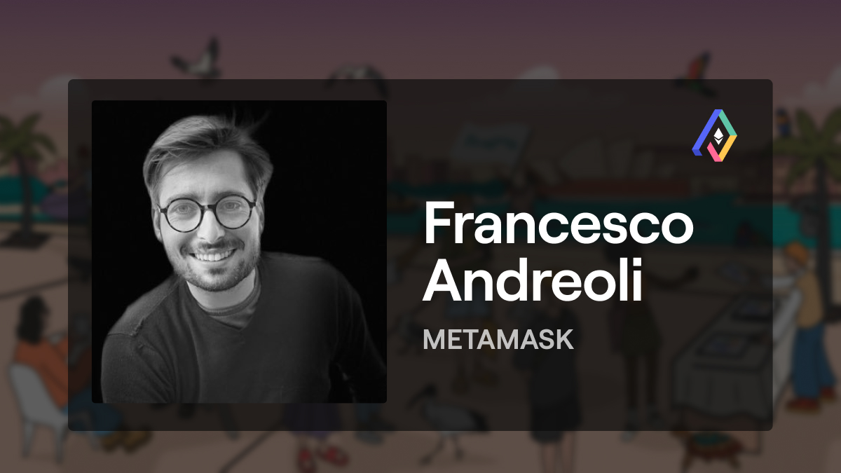 Francesco Andreoli, Dev Rel at @Metamask & @Consensys, will be speaking at Pragma Sydney! Discover Francesco's exclusive insights for Ethereum builders at The View by Sydney on May 2nd 🇦🇺 🌏 Get your tickets now 🎫 ethglobal.com/events/pragma-…