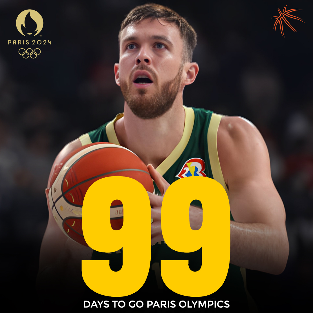 🏀 The countdown is on!

Only 9️⃣9️⃣ days until the Boomers hit the court in Paris for the Olympics! 🥇

Let the countdown to gold begin! 🇦🇺

#Boomers #AustraliaBasketball #GoBoomers #FIBA #WeAreBasketball #BoomersInAction #BasketballFever #RoadToParis #Paris2024 #ParisOlympics