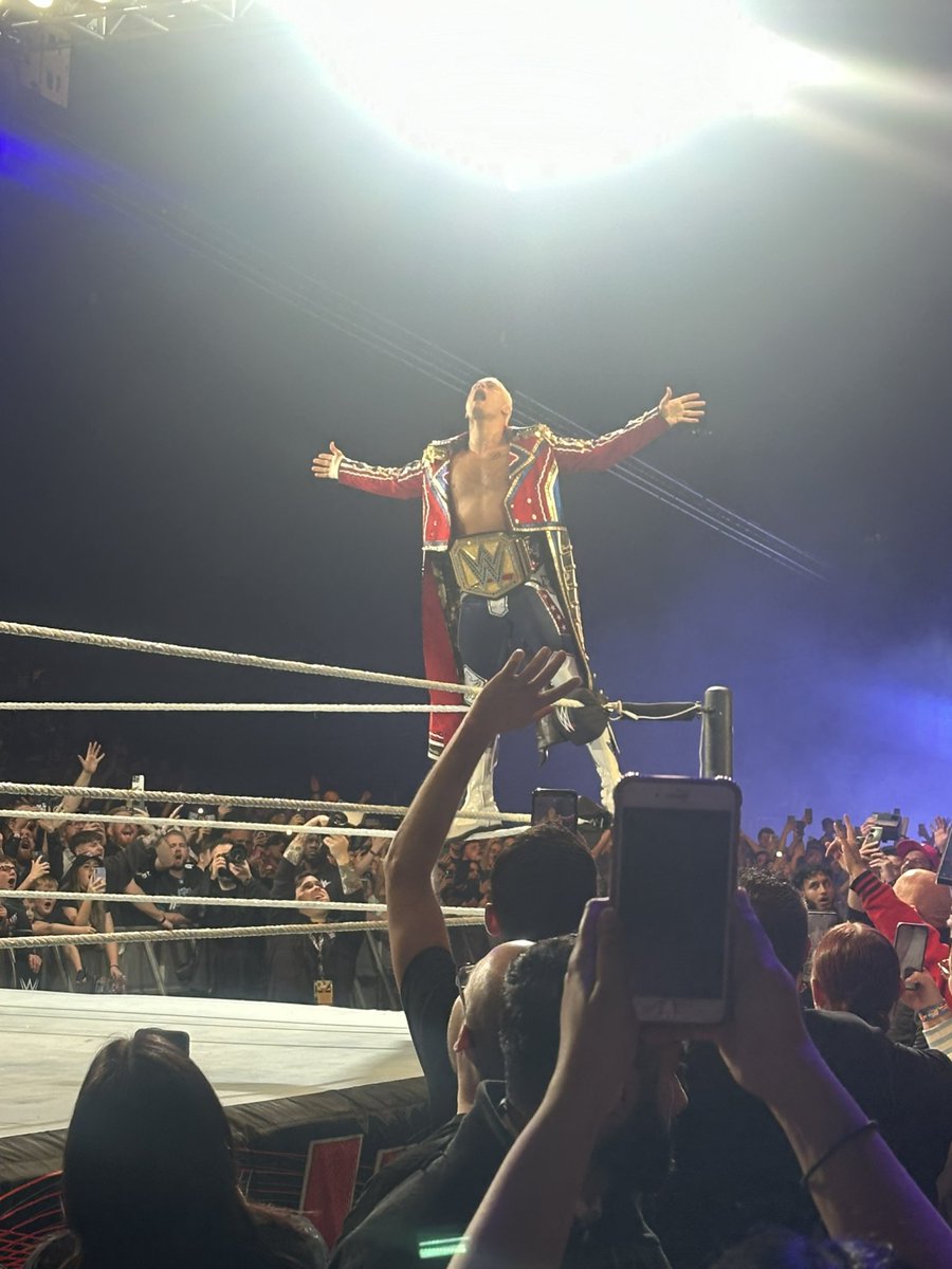 @CodyRhodes Amazing night at #WWEBirmingham