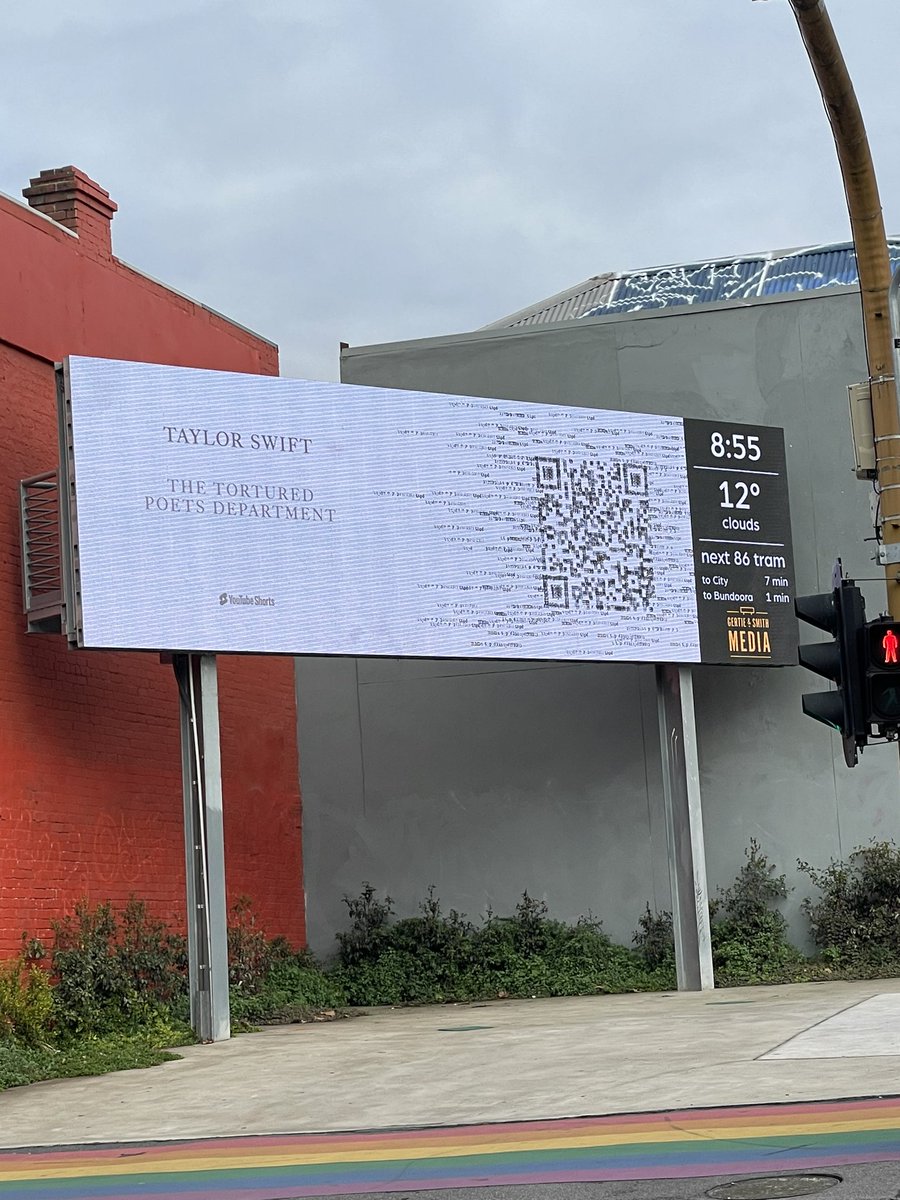 Saw the Melbourne TTPD QR on my way to work today. ☺️