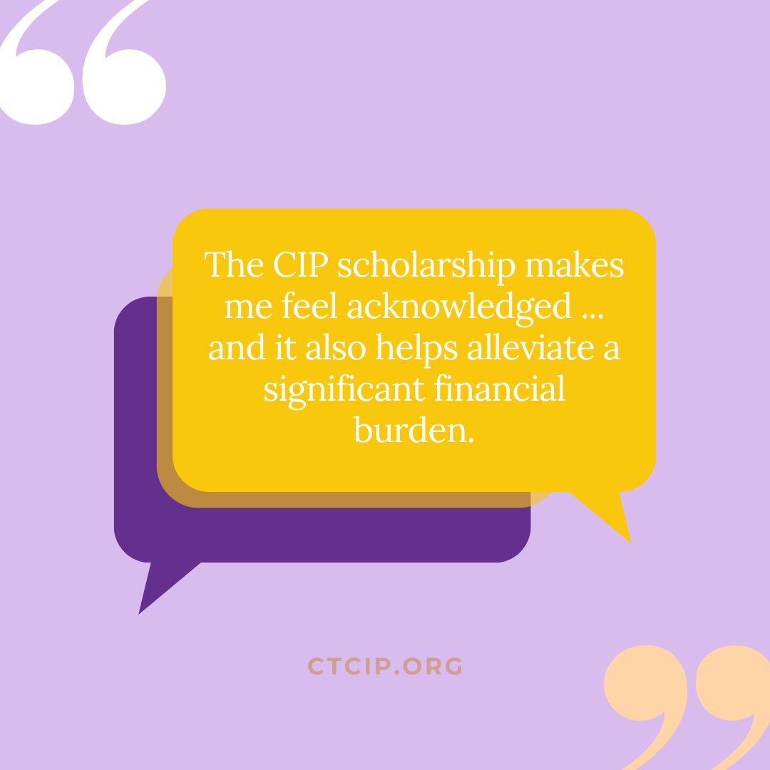 Hear it from the students themselves! Your support for the @CTCIPInitiative Scholarship Fund relieves financial strains and nurtures community and optimism among deserving scholars. #StudentVoices #UConnGives give.communityfunded.com/o/university-o…