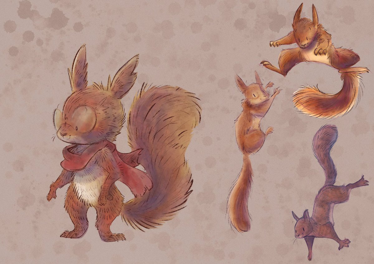 CreArtive94's tweet photo. ✨Squirrels!!✨ https://t.co/GjeJ8UoFxz