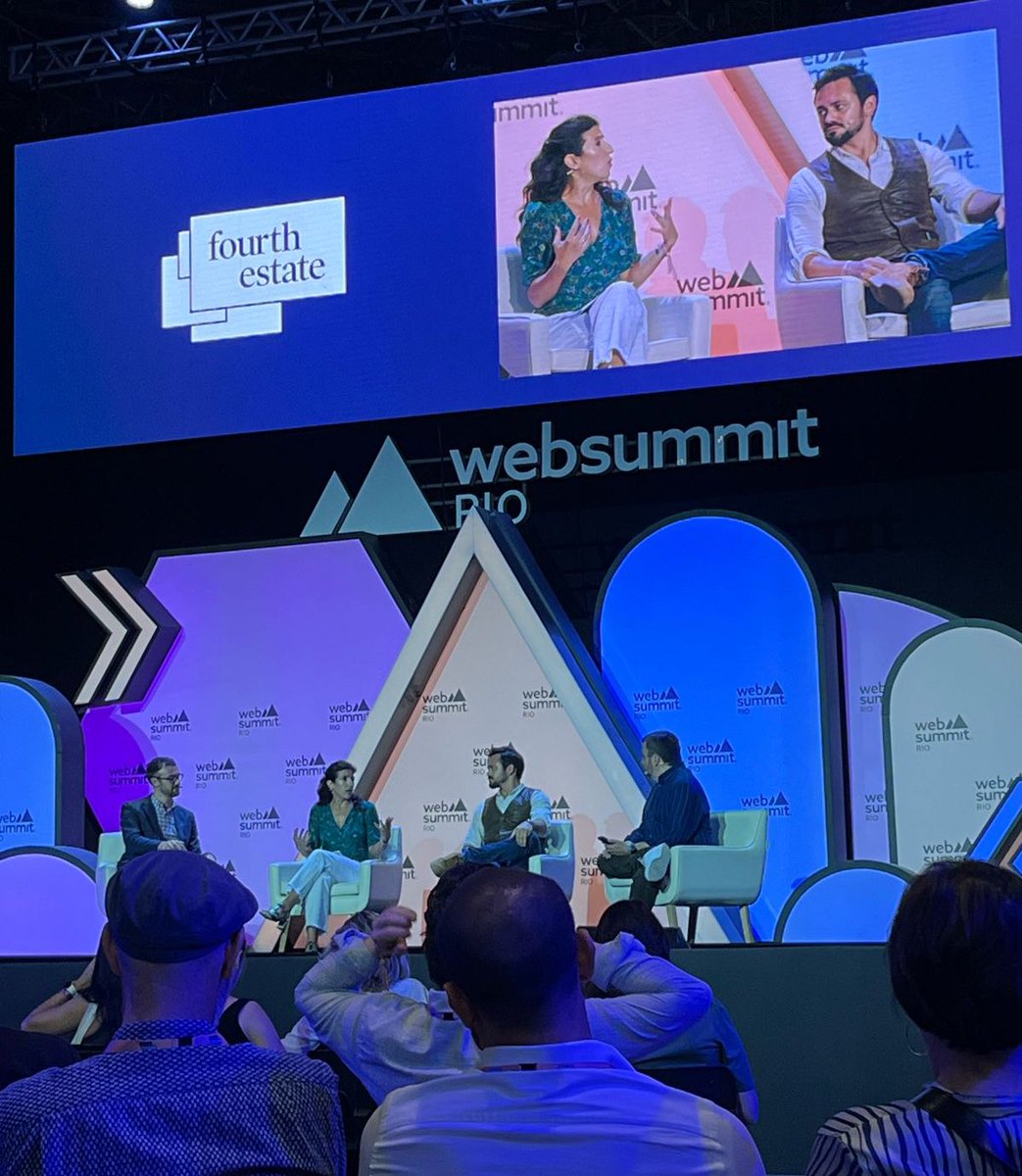 Spoke at @WebSummitRio about the challenges & joys of bringing Brazil news to the world, alongside Reuters’ @bzbrad and AFP’s @LauraBonillaCal, hosted by UOL’s @felipevirgili_