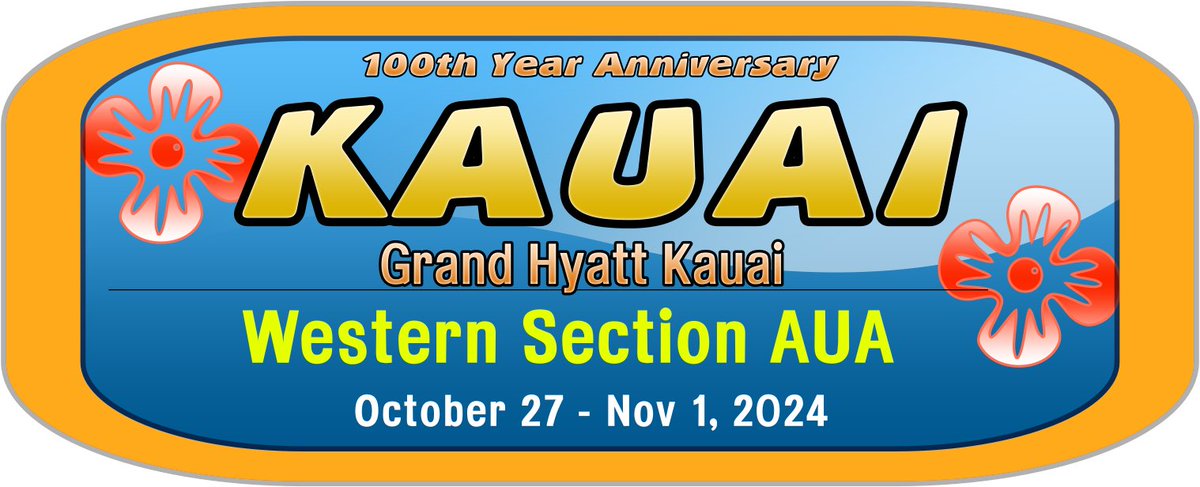 Call for Papers to Kauai meeting, Abstract submission now open. surgewest.org/presenters/ Join Us for the Best Week in Urology, Oct. 27 to Nov. 1, 2024. #WSAUA24 It's our 100th Year Anniversary! All Urology Professionals Welcome. surgewest.org