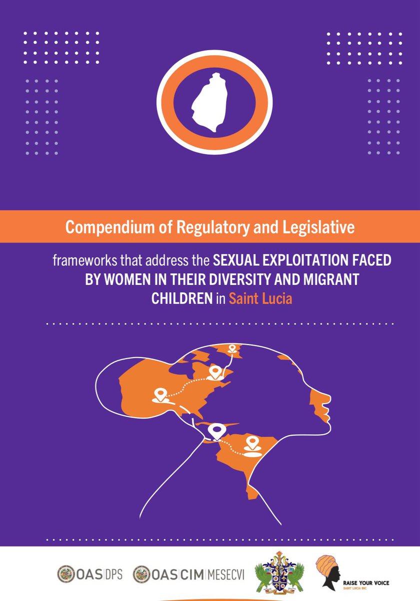 ✅Preventing sexual violence & exploitation against migrant women and girls @OEA_Seguridad developed this compendium of Regulatory & Legislative frameworks that address the Sexual Exploitation faced by Women in their Diversity and migrant children in🇱🇨 🔗oas.org/ext/en/securit…