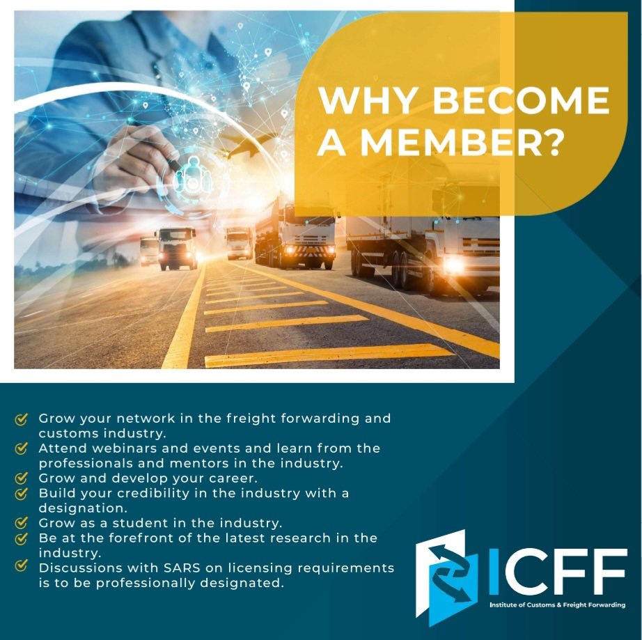 Benefits that come with being an ICFF member!!!

#ICFF #careerdevelopment #careergrowth #studentmembership #ProfessionalDevelopment #FreightForwarding #customs