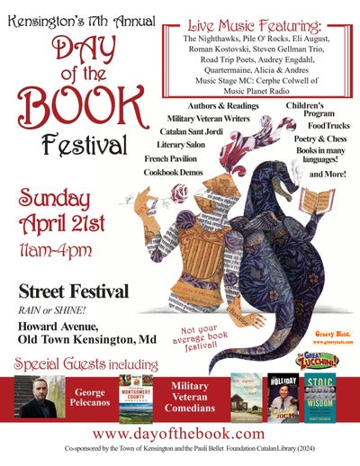 Welcoming all DC-MD-VA friends to join this fabulous celebration of books, authors, art, and music. I hope to see you on April 21st, Sunday! This event features a fabulous line up and will put the Sun in your Sunday! 

#bookfair #thingstododc #art #authorlife #scienceeducation
