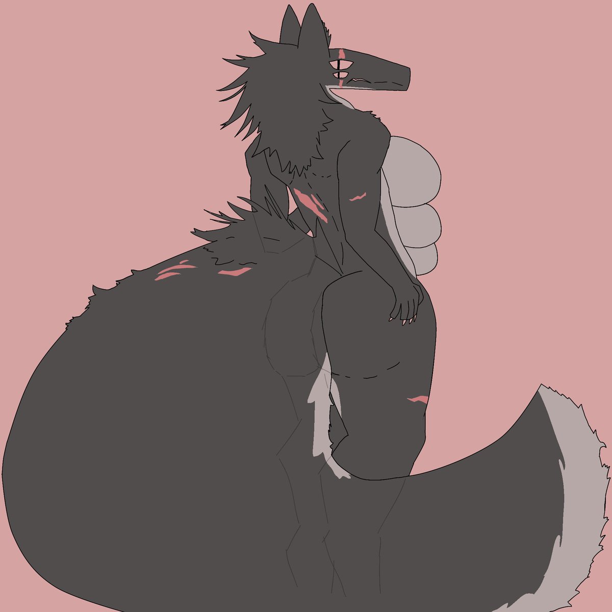 HavataArt's tweet photo. Momentarily returning; Zephyr, the original of my funky species. (currently grumpy or somethin..)
Y'all fuck with multi-breast stuff at all? https://t.co/XTGfVCpxxH