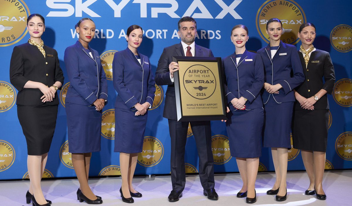 #HamadInternationalAirport has been recognized as the “World’s Best Airport Shopping” .. for the second time in a row at the 2024 Skytrax World Airport Awards 🏅🔝

#HIAQatar #HIABestAirport #SkytraxAwards #PTExpoConf